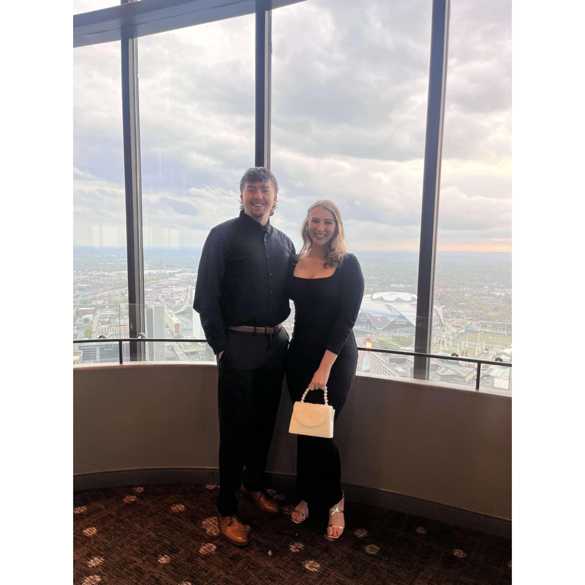 Our one year anniversary.