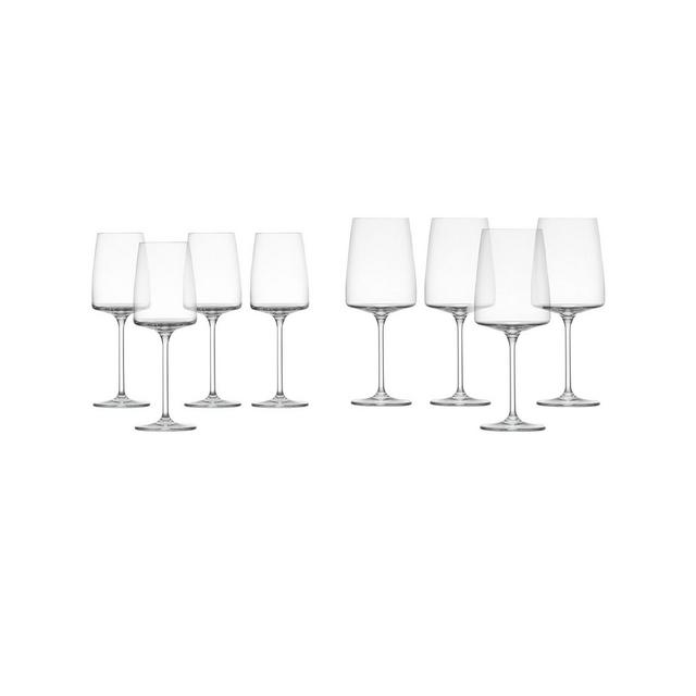 Zwiesel Glas Sensa Red & White Wine Glasses, Set of 8