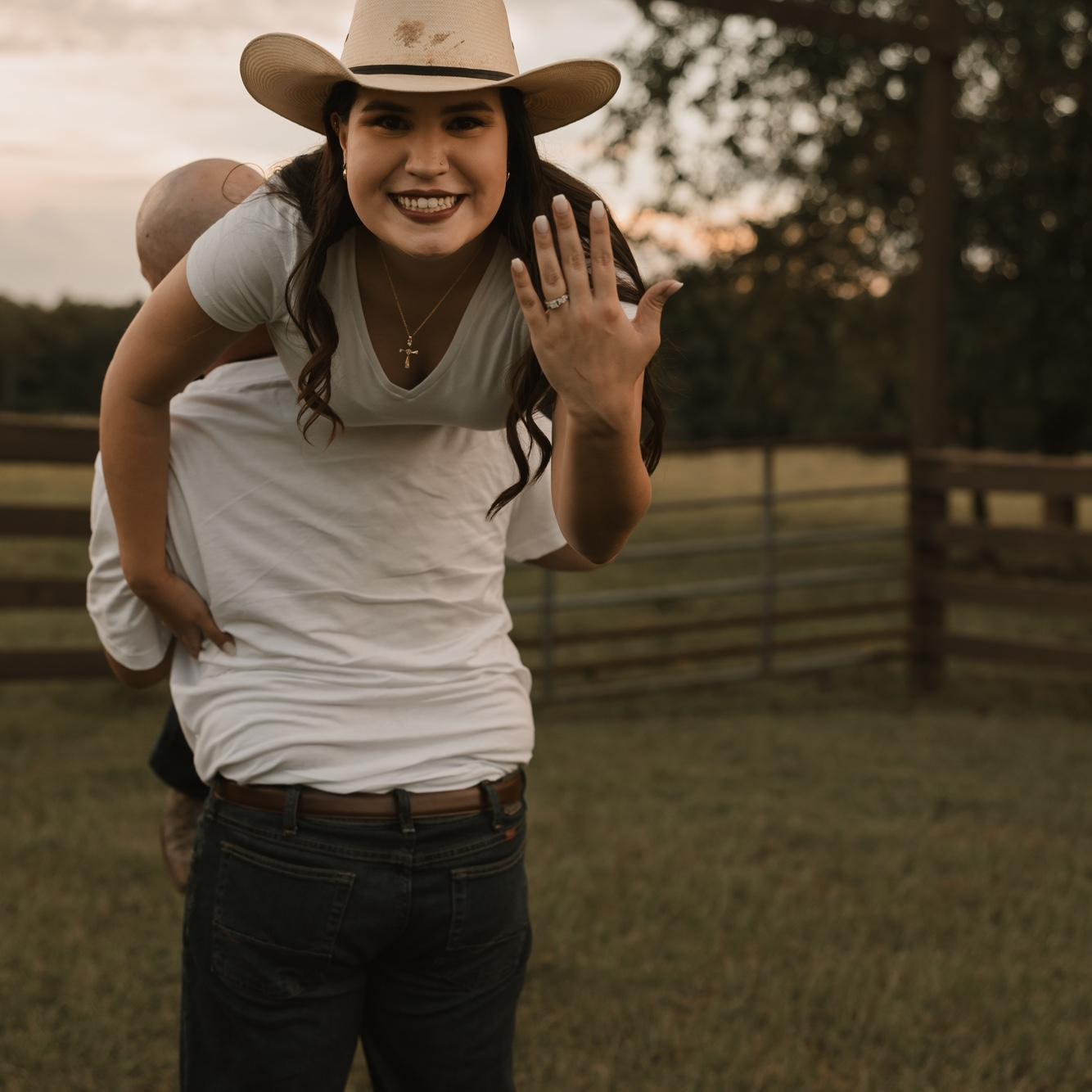 This cowgirl has found her cowboy!