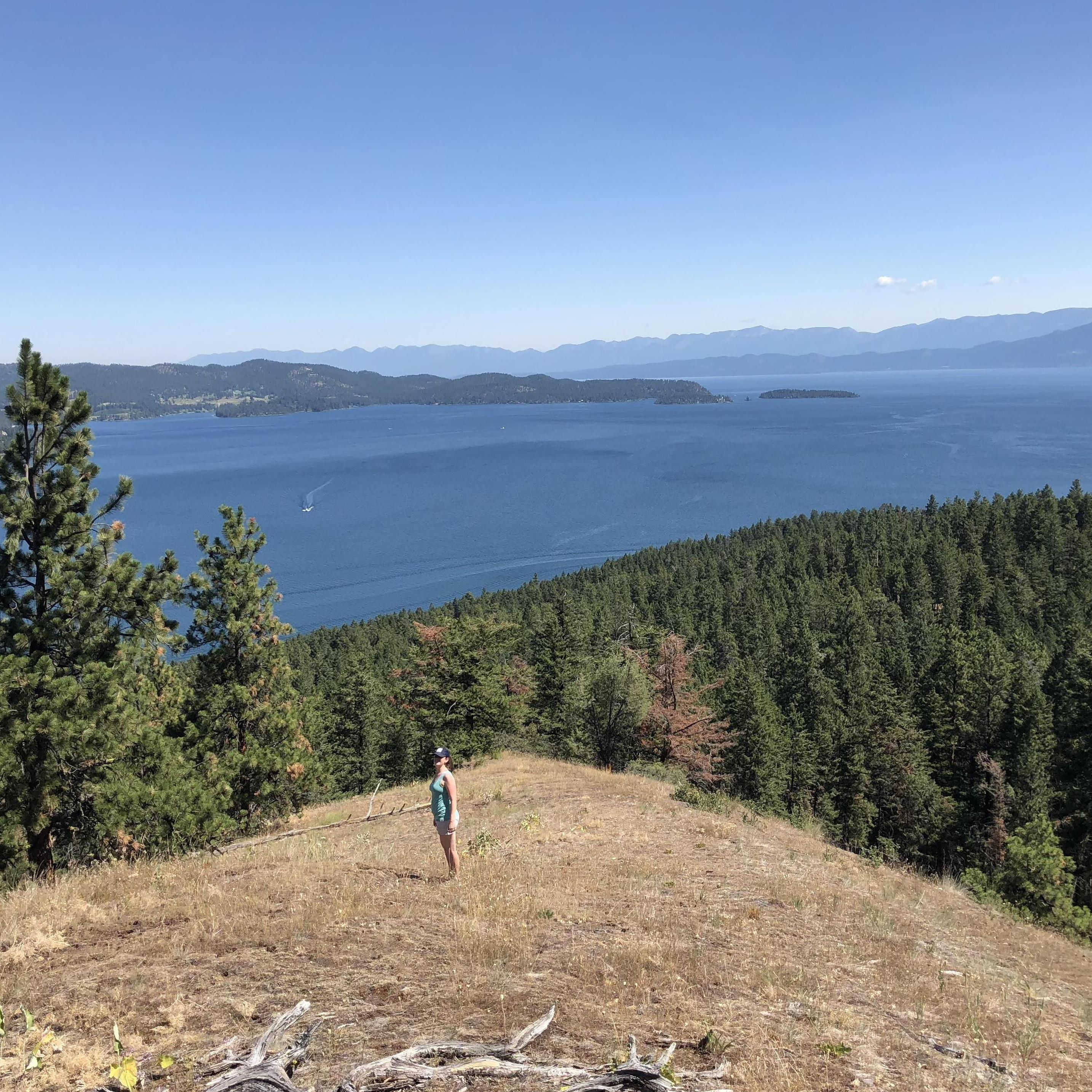 Annie on Wild Horse Island, Flathead Lake MT