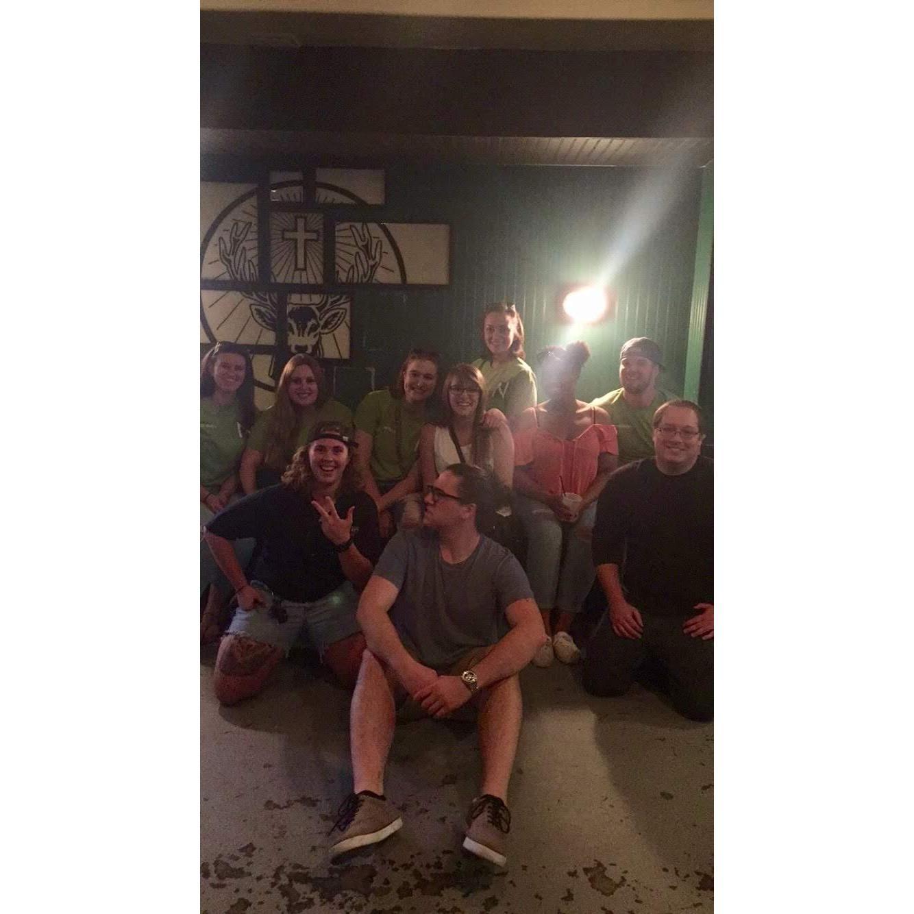 The Nelson Dining Hall Senior Shuffle 2016