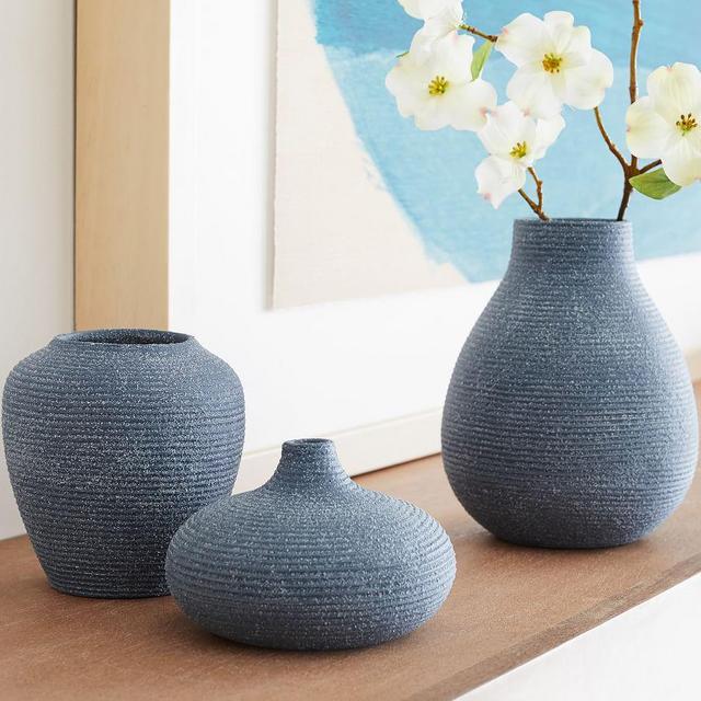 Pb Bondi Bud Vase Collection: S/3: Blue