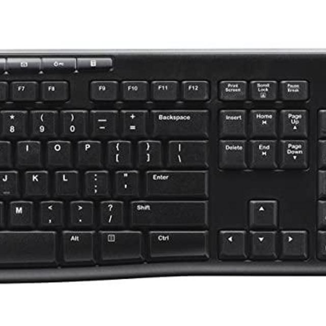 Logitech MK270 Wireless Keyboard and Mouse Combo - Keyboard and Mouse Included, 2.4GHz Dropout-Free Connection, Long Battery Life (Frustration-Free Packaging)