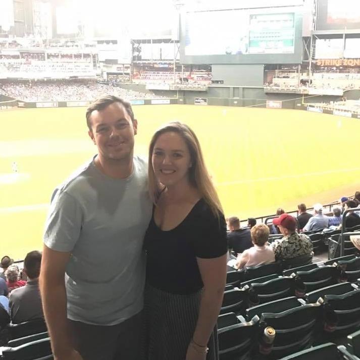 Celebrating Chris' 30th at an Arizona Diamondbacks game
