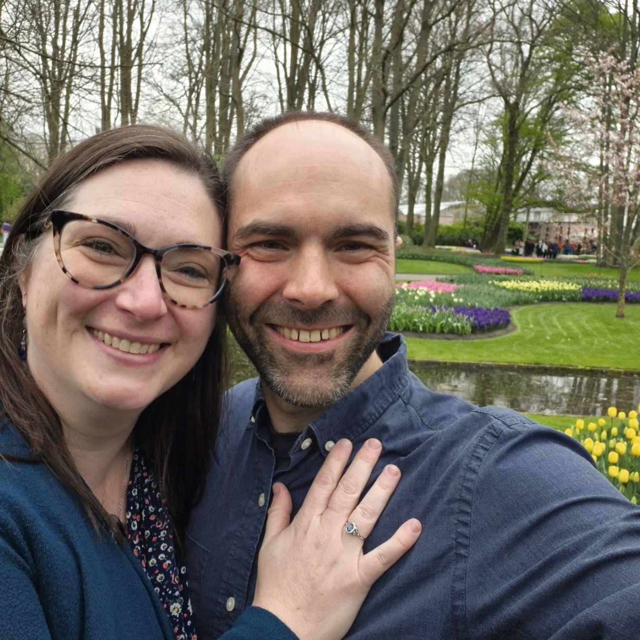 Does this selfie make us look engaged?