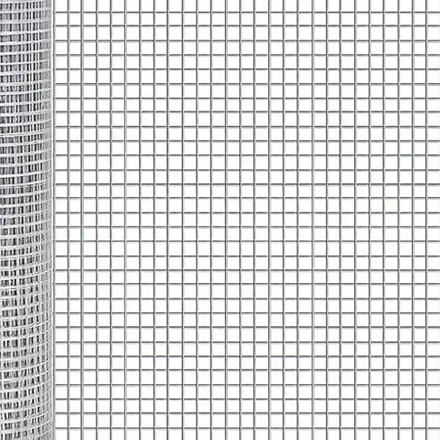 Hardware Cloth 19 Gauge 48in x100ft 1 Inch Galvanized, Chicken Rabbit Snake Cage Fence Mesh Roll,Garden Plant Welded Metal Wire Fence,Poultry Animal Netting Cage Screen.