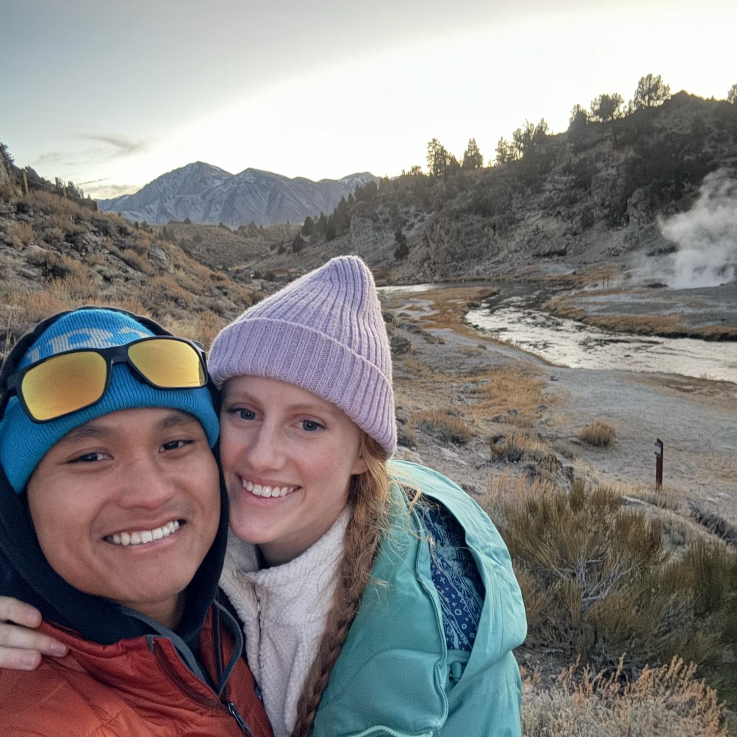 Our first trip to Mammoth Lakes together. We took this photo after Aniel said “I love you” for the first time!
