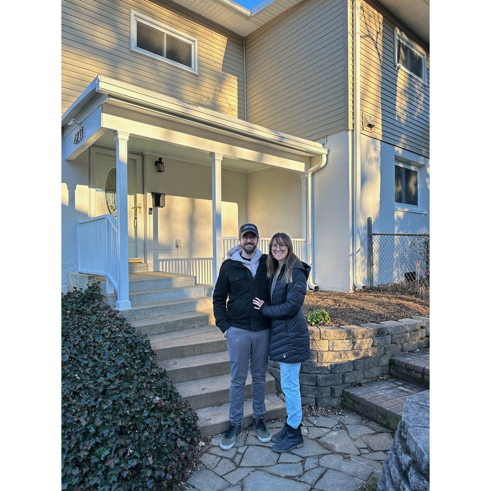 First photo outside of our new home