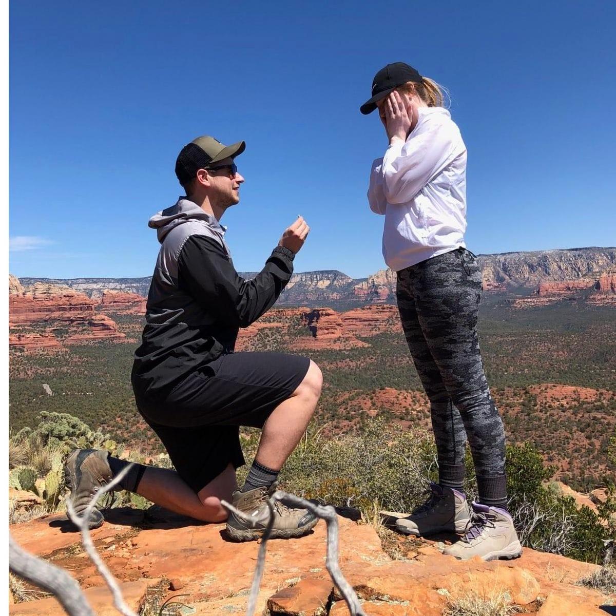 Jacob Proposing in Sedona AZ