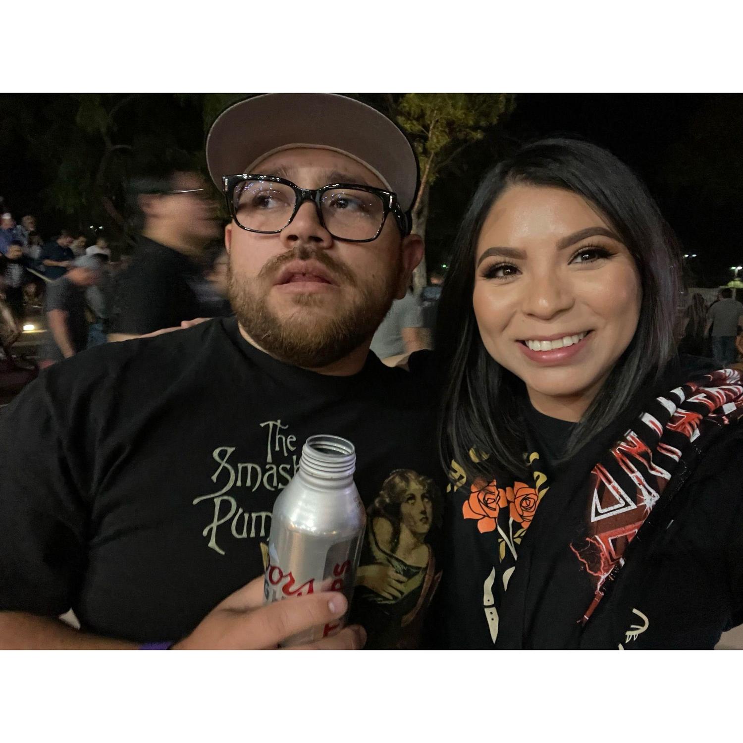 SMASHING PUMPKINS! There was an eclipse that night. Ava Amphitheater  5/15/22