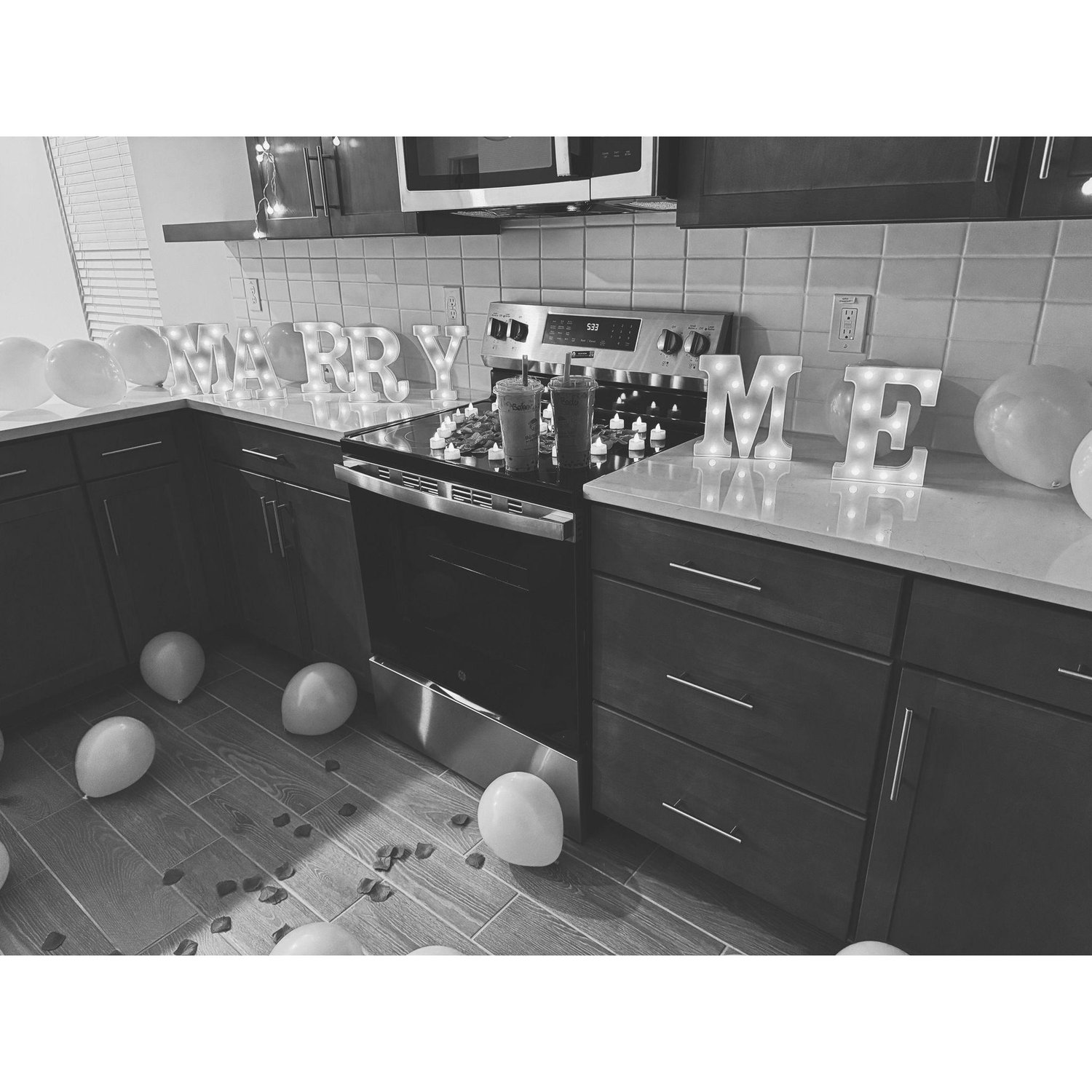 Engagement day in our new home!