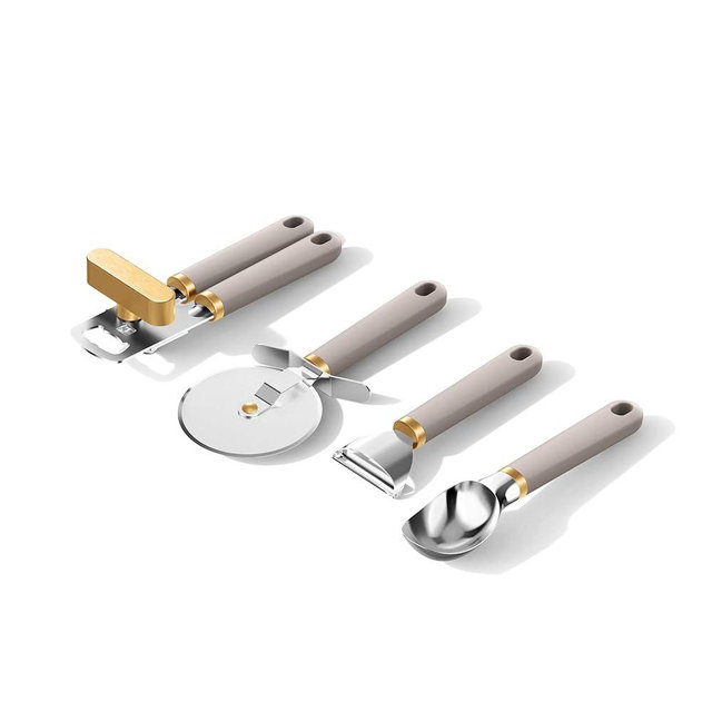 4-Piece Essentials Gadget Set, Porcini Taupe by Drew Barrymore