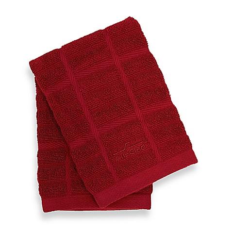 All-Clad Solid Dish Cloths in Chili (Set of 2)