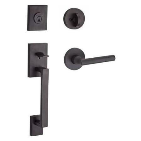 Baldwin La Jolla Standard C Keyway Single Cylinder Keyed Entry Handleset from the Reserve Collection