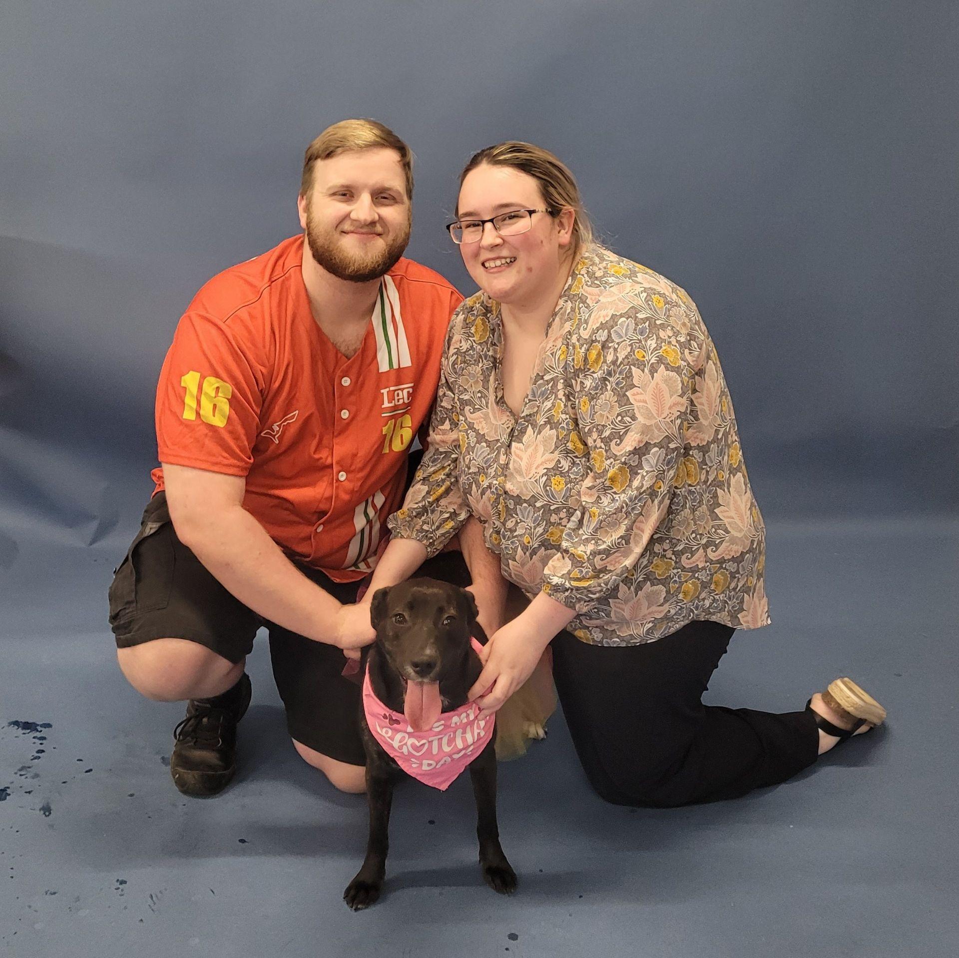 The day T.T. came home! She knew the party was for her and enjoyed every minute of it. T.T. was the best surprise for Erin