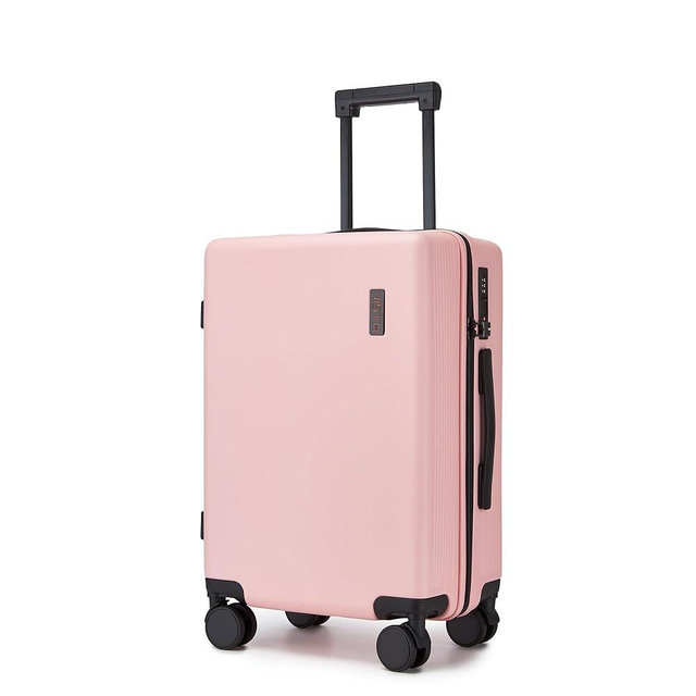 Hulsin Carry on Luggage 22x14x9 Airline Approved, 20 Inch Carry-on Suitcase, Hard Shell Luggage with Spinner Wheels, Hardside Small Rolling Suitcase with TSA Lock for Travel (Pink, 20 Inch)