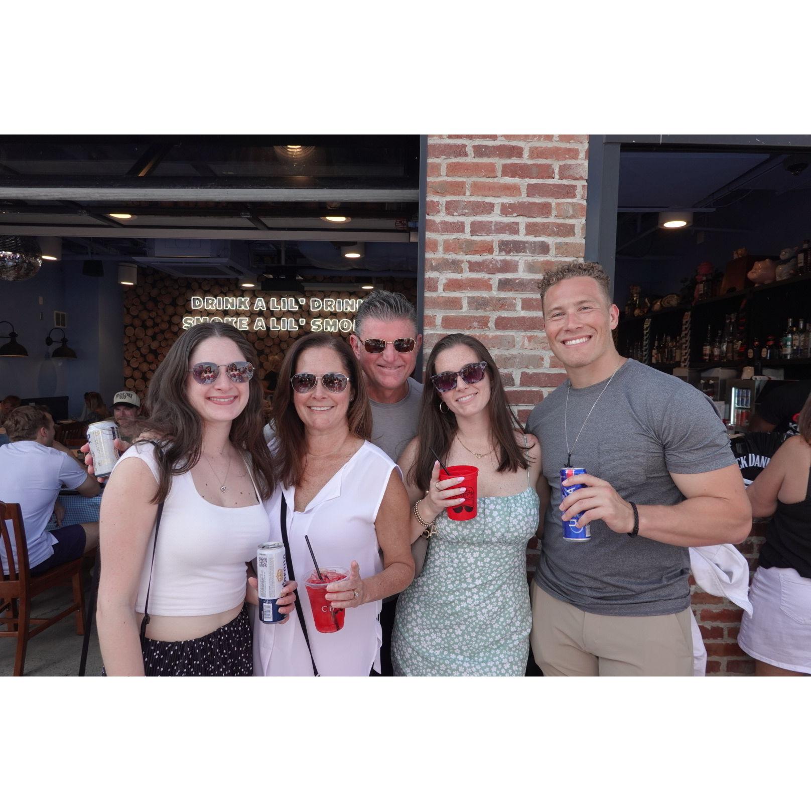 Kyle and the Frisons on Broadway