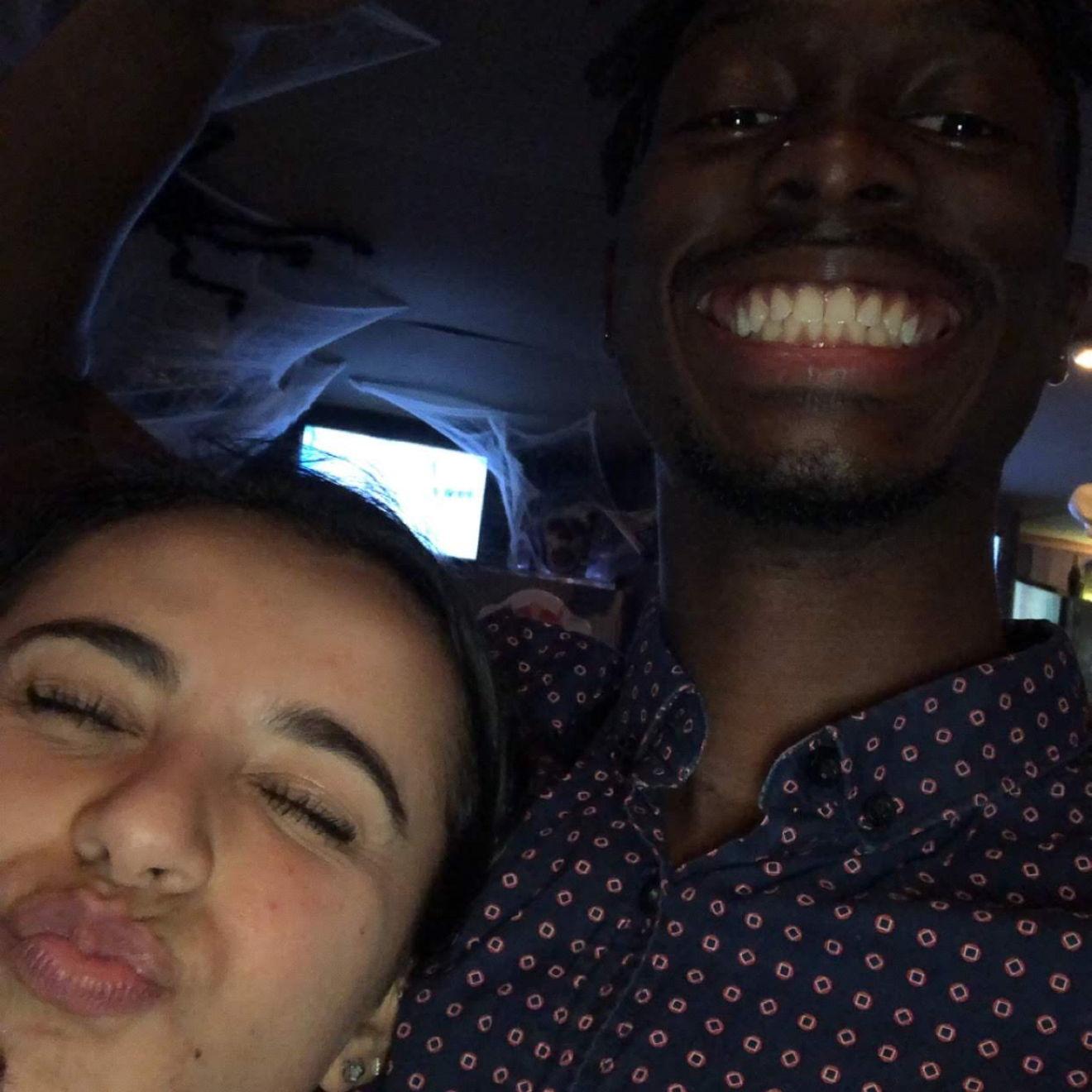 our first pic ever together <3