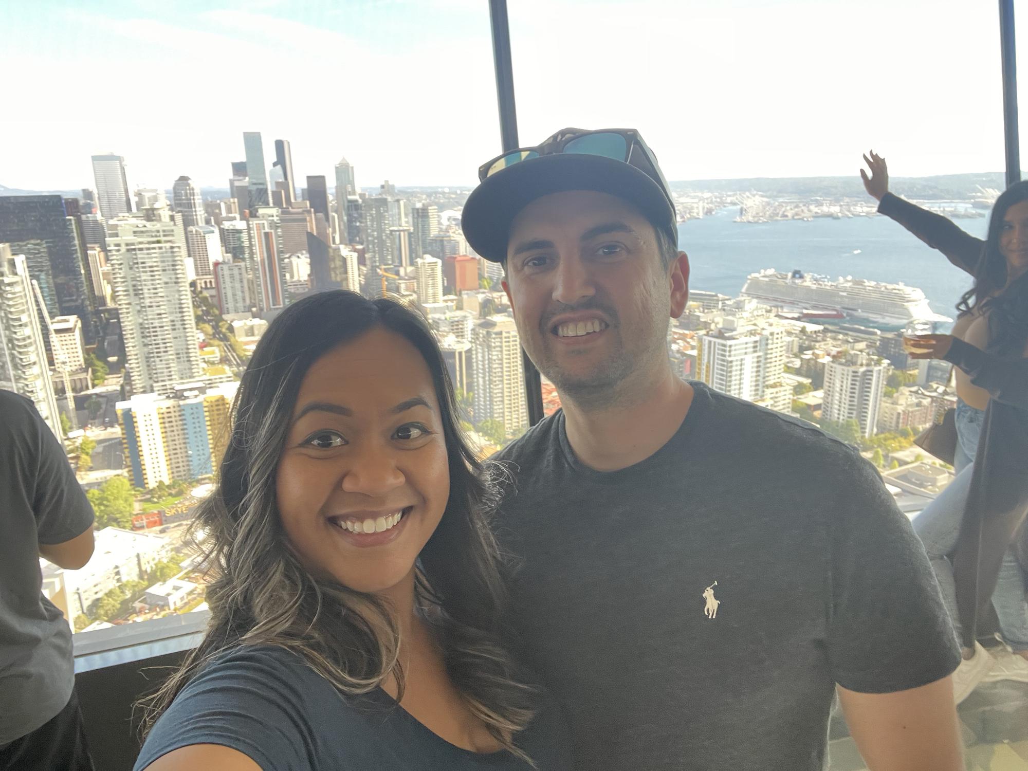 Top of the Seattle Space Needle!