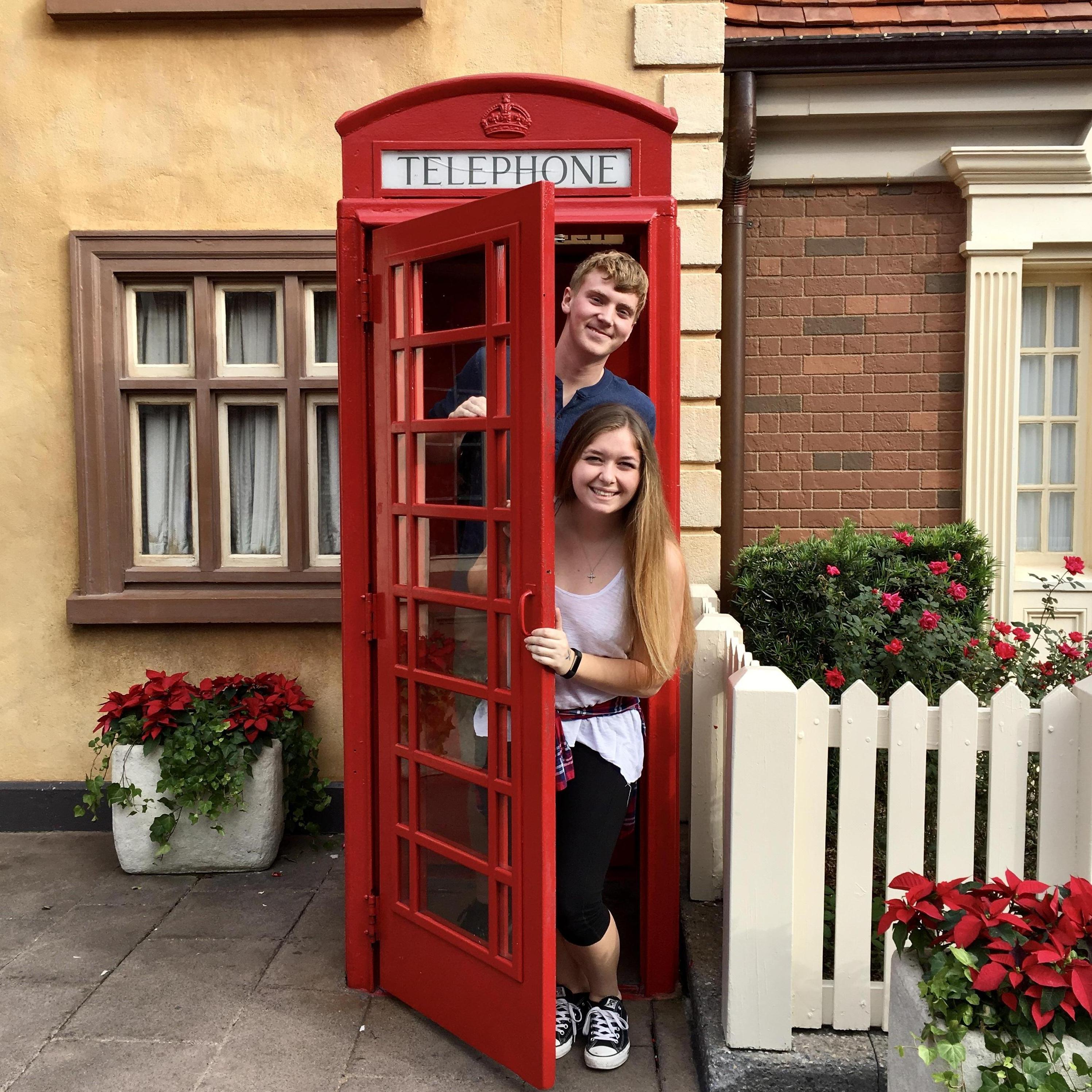 EPCOT baby!! (Trevor did not get the Friends reference)
