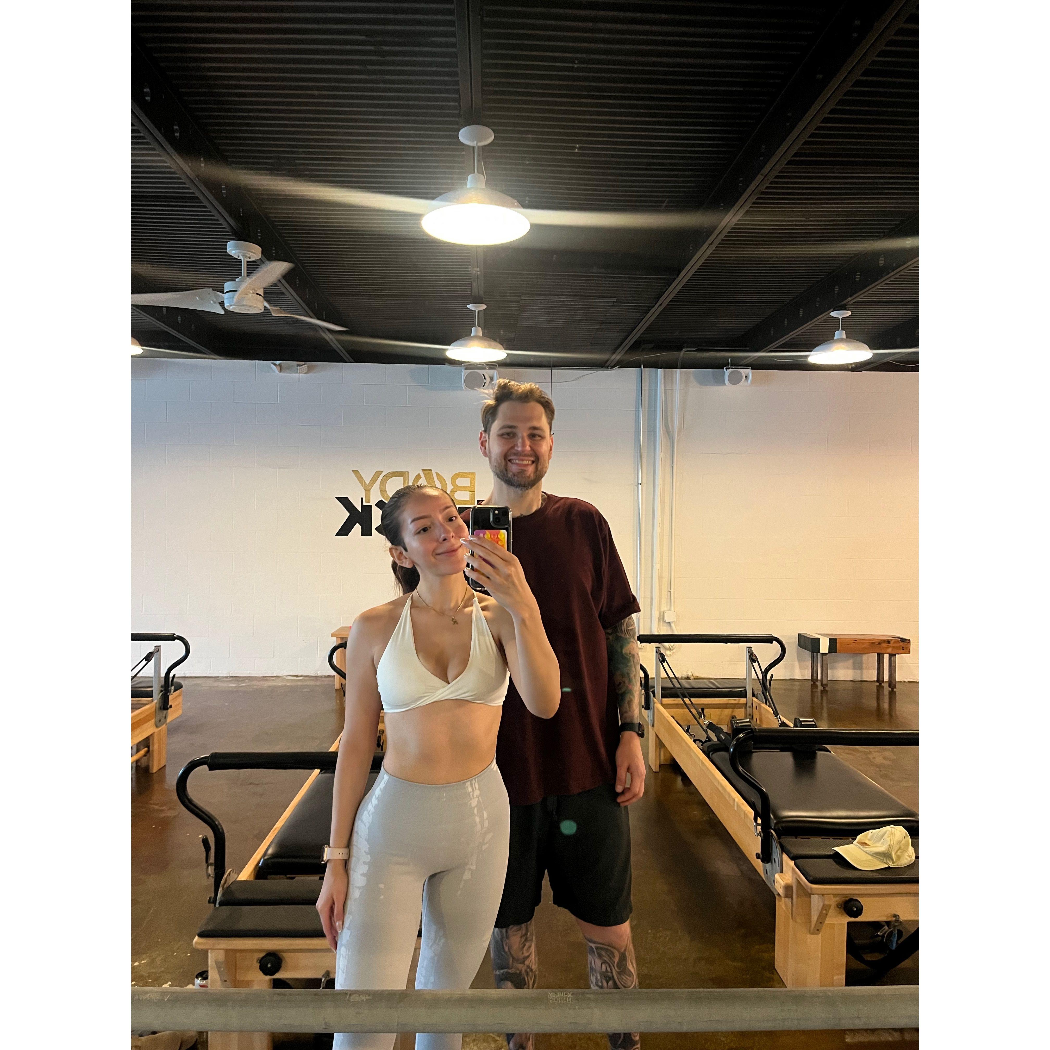 Cammy's First time trying pilates!!