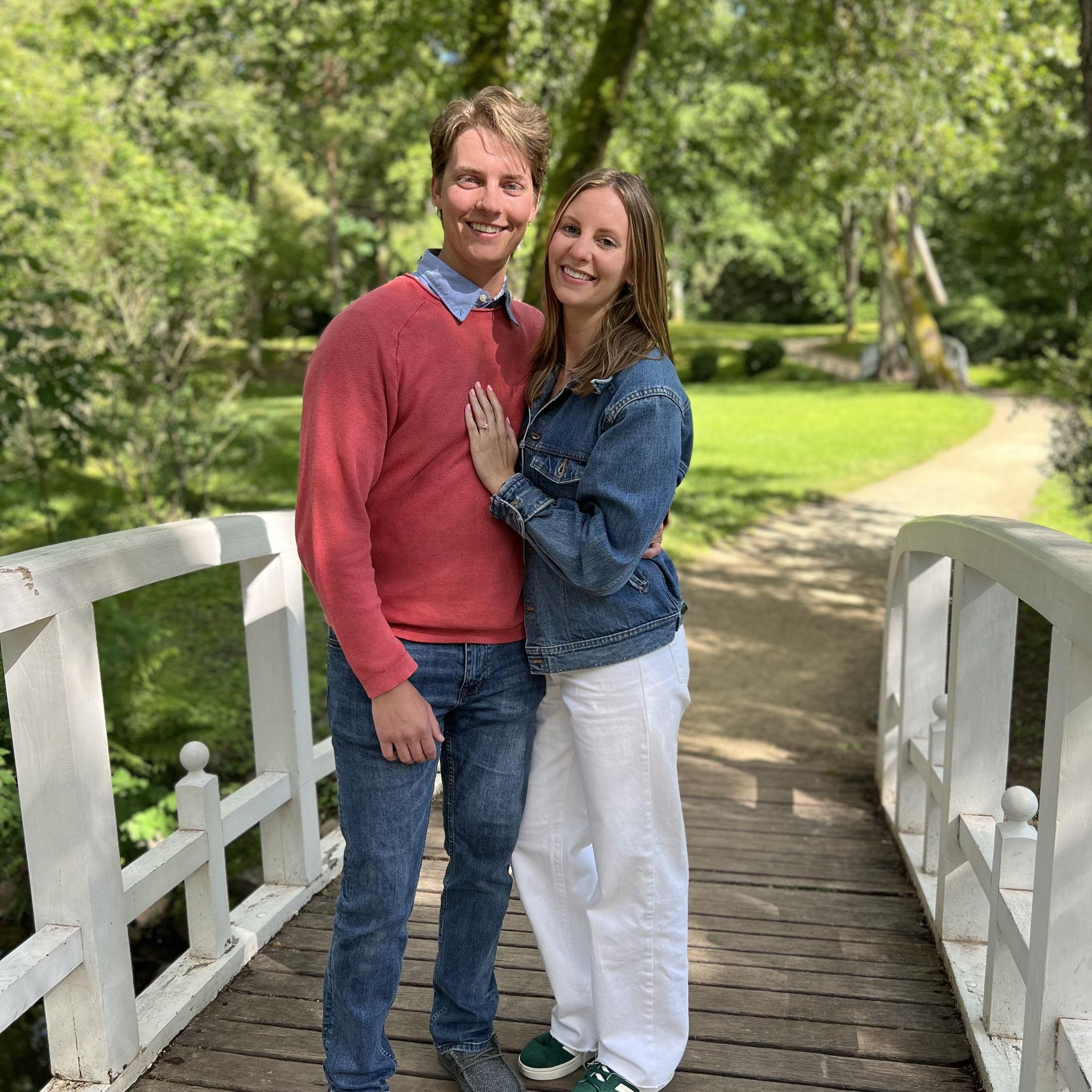 A moment from our engagement in Palanga, Lithuania! (June 9, 2024)