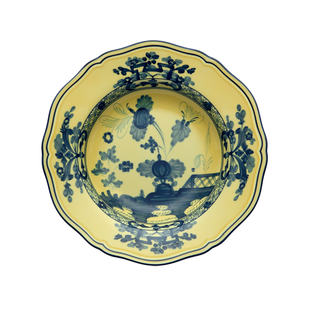 Ginori Soup Plates CITRINO Oriente Italiano - Set of Two