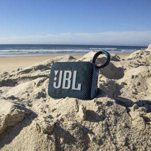 JBL Go 4 - Ultra-Portable, Waterproof and Dustproof Bluetooth Speaker, Big JBL Pro Sound with Punchy bass, 7-Hour Built-in Battery, Made in Part with Recycled Materials (Black)
