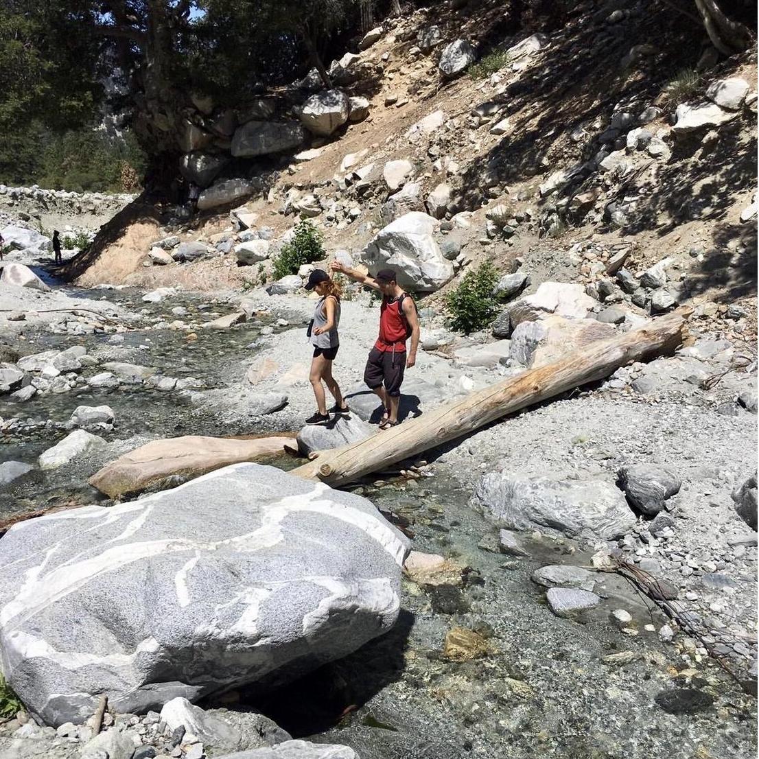 Hiking at the Big Bear Mountain, CA
