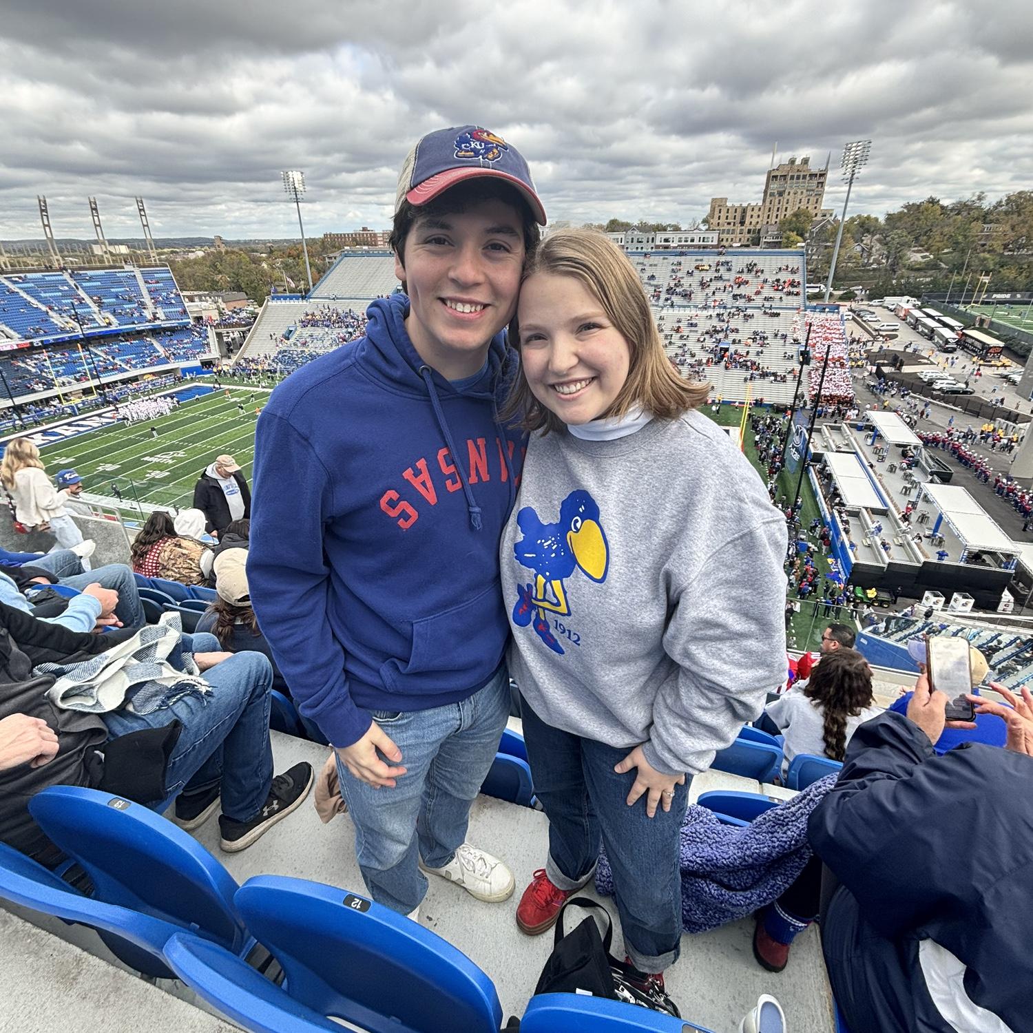Enjoying a KU game in 2025!