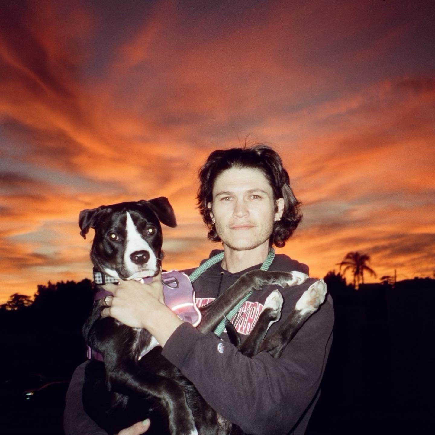 Enjoying one of our last LA sunsets before moving.