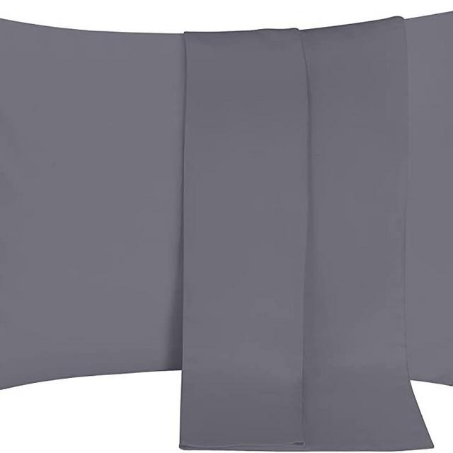 Utopia Bedding Queen Pillowcases - 2 Pack - Envelope Closure - Soft Brushed Microfiber Fabric - Shrinkage and Fade Resistant Pillow Covers Standard Size 20 X 30 Inches (Queen, Grey)