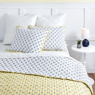 Naomi Block Print 3-Piece Quilt Set