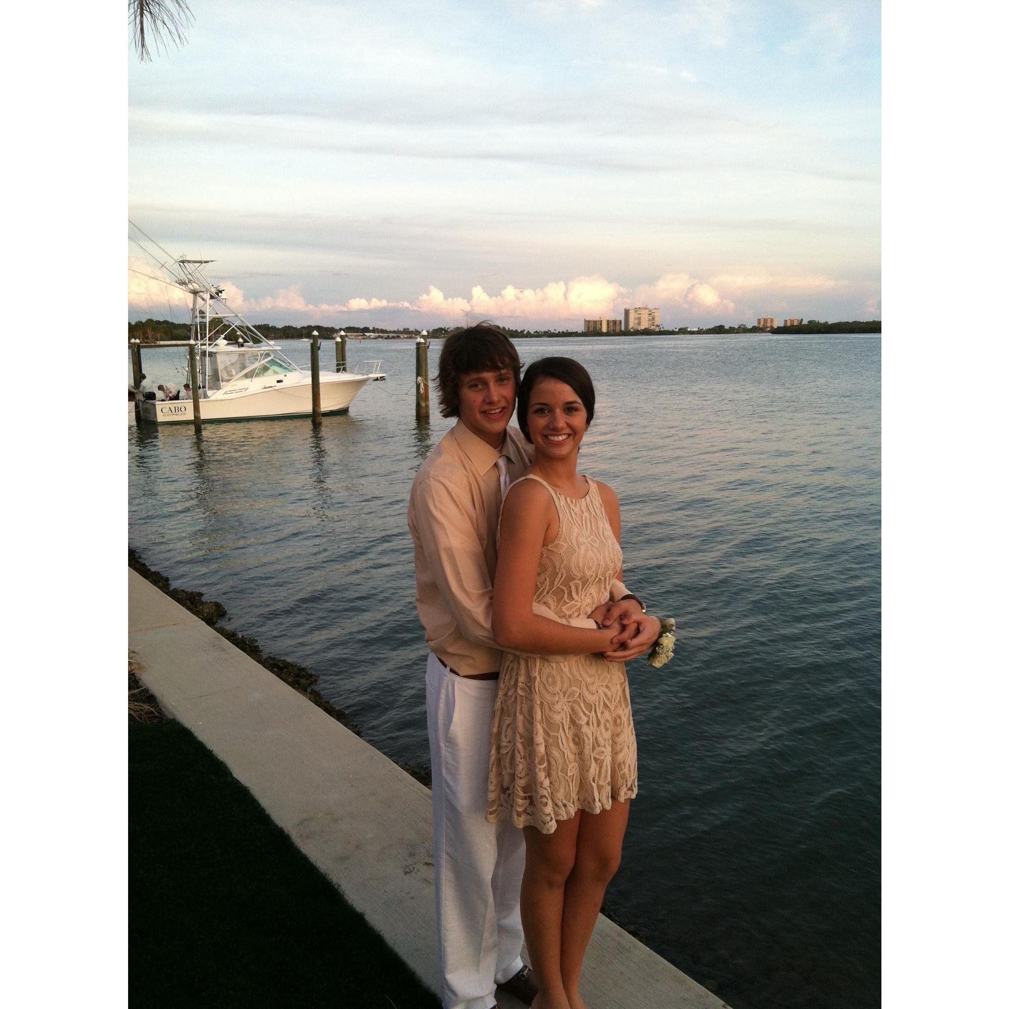 Homecoming Senior Year of High School.