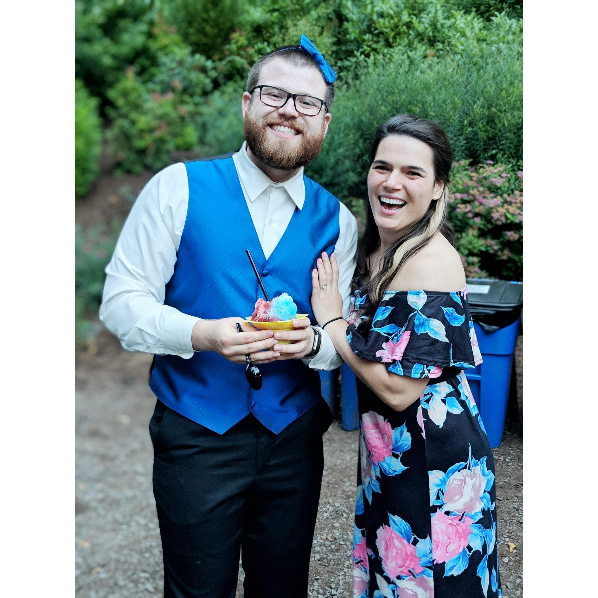 The prettiest groomsman there ever was