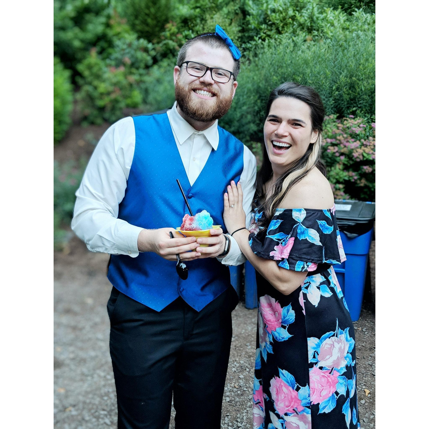 The prettiest groomsman there ever was