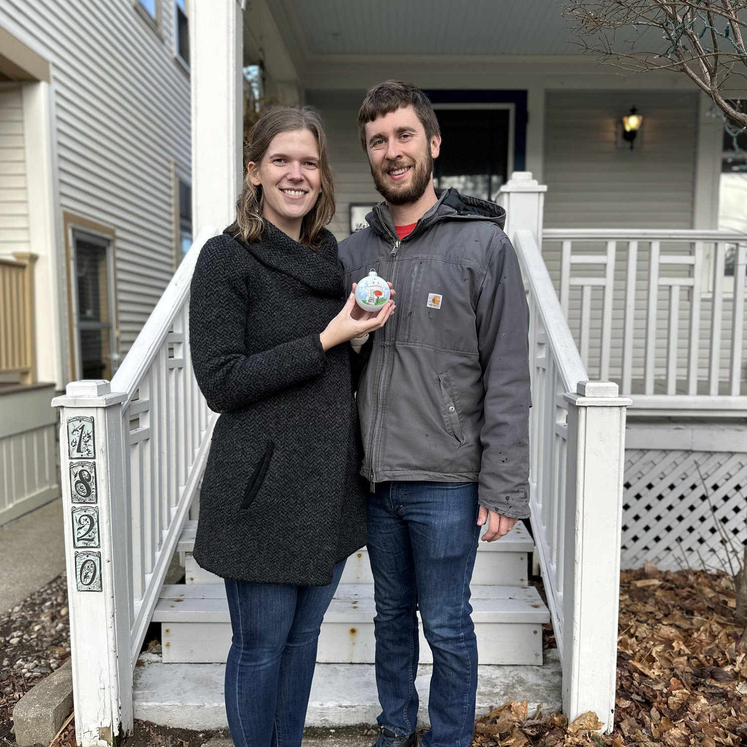 Our house on an ornament!