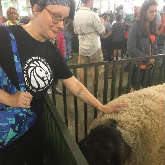 Courtney's first time at the Iowa State Fair in 2017