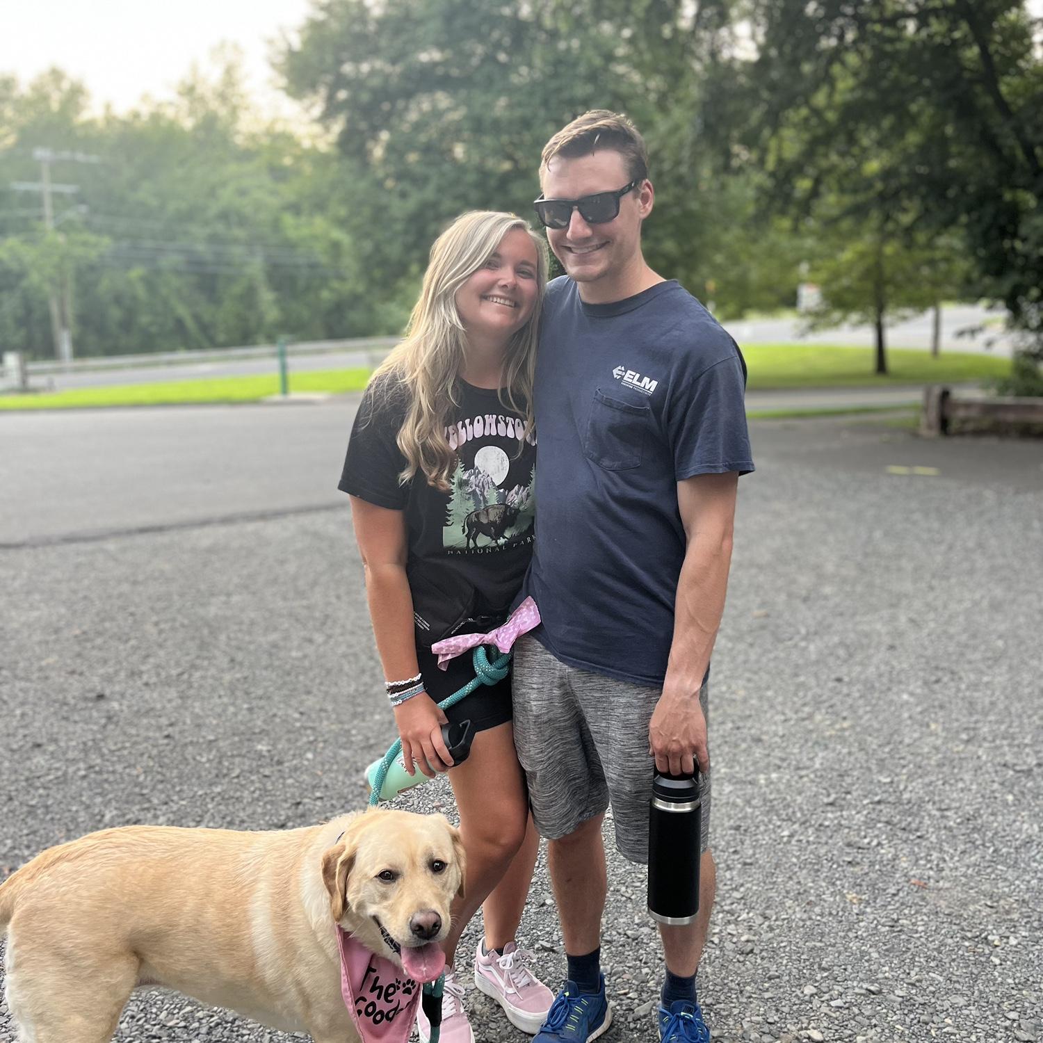 Mary & Adam met on Hinge. The first date was a walk on the bike trail. As the date ended, they were already planning the next.