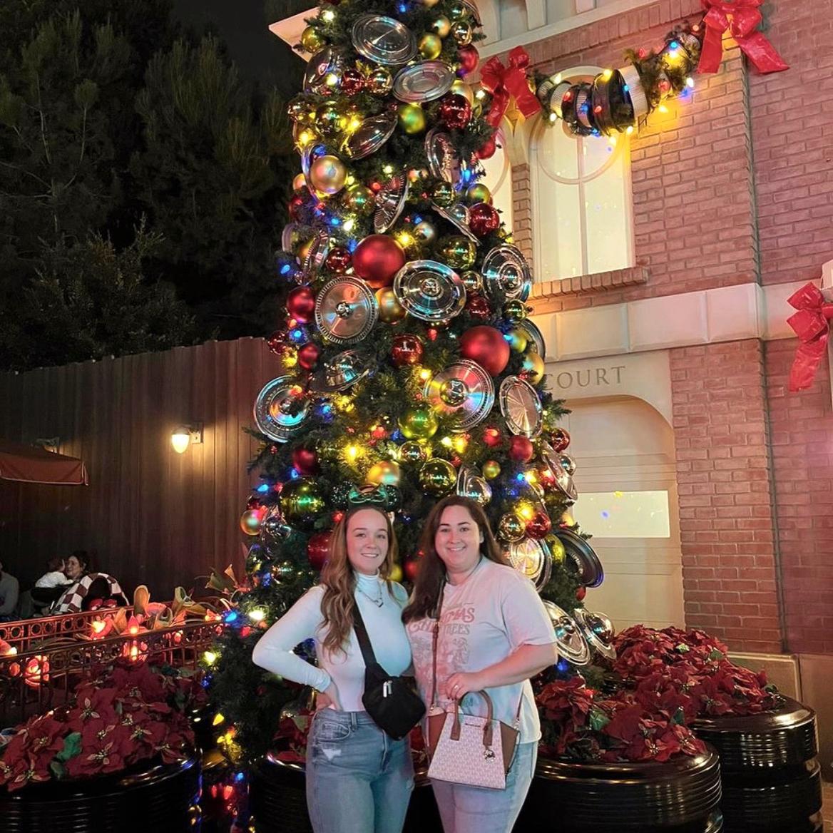Amy & Haley at California Adventure for Christmas 2023