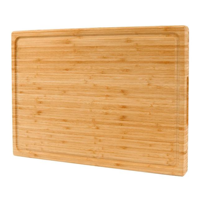 Extra Large XXXL Bamboo Cutting Board 24 x16 Inch,Largest Wooden Butcher Block for Turkey, Meat, Vegetables, BBQ, Over the Sink Chopping Board with Handle and Juice Groove
