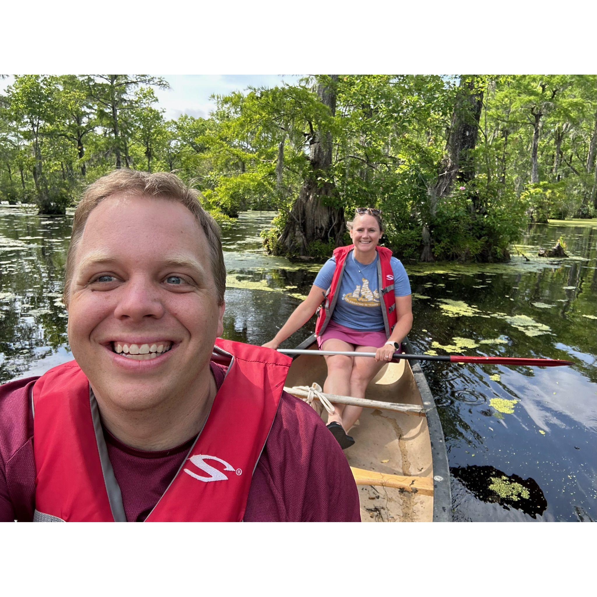 Also if you haven't paddled in a southern swamp, you haven't lived.