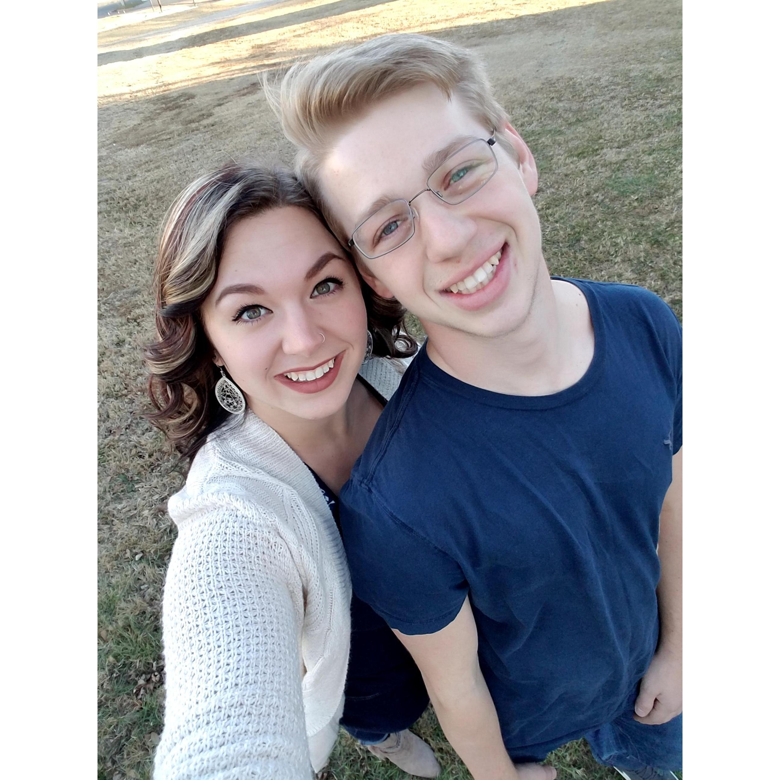Taking Rosebraugh family pictures - April 2019