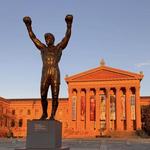 Rocky Statue