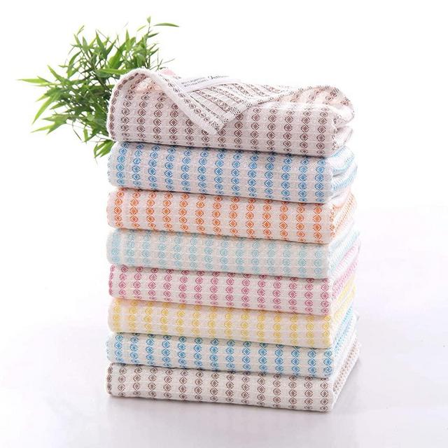 Reusable Unpaper Towels, Washable Bamboo Dish Cloth Nature Paper Towels, Eco-Friendly No Odor Reusable Cleaning Cloths Dishcloths for Kitchen, Super Absorbent Dish Rags - 8 Pack, 10 X 14Inch
