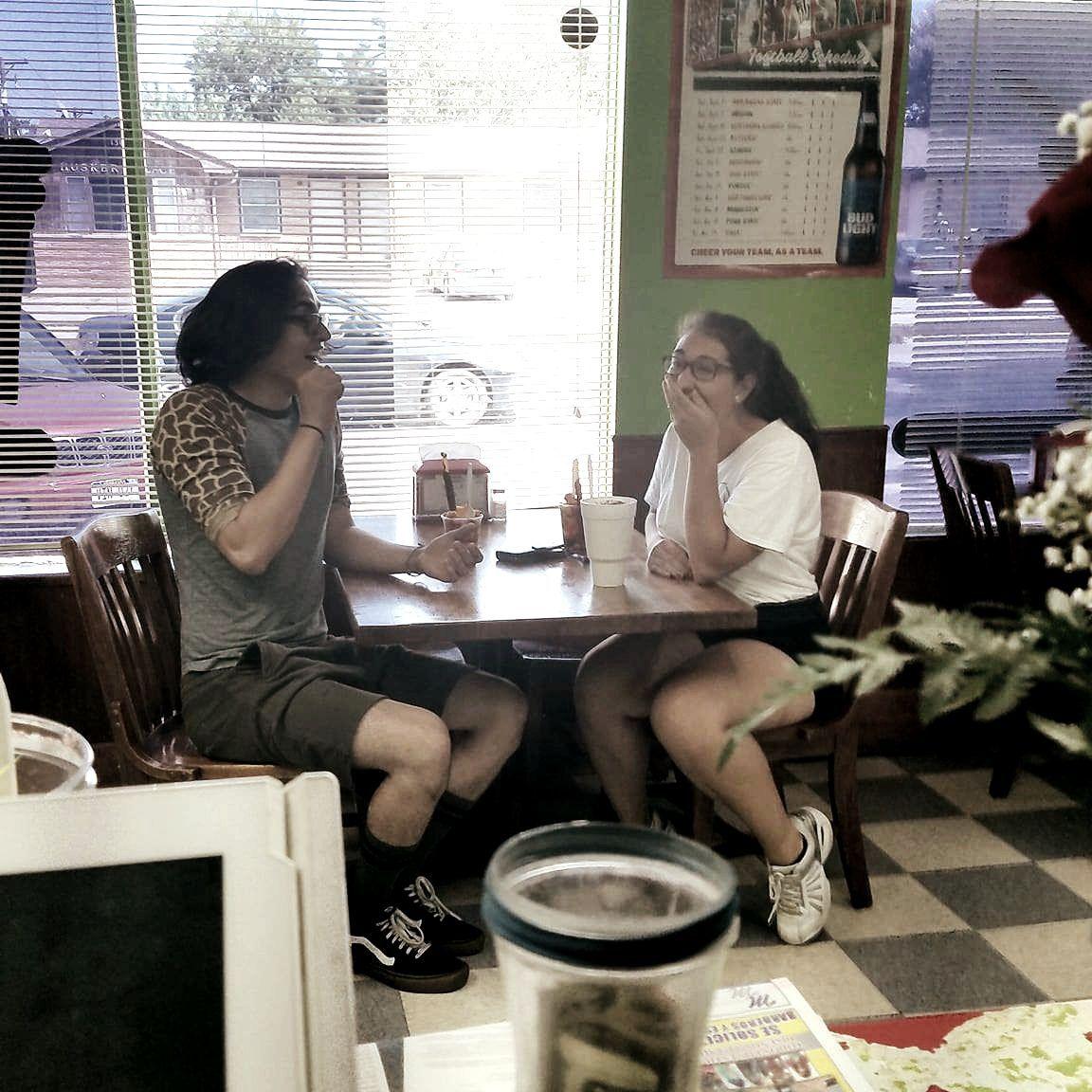 Our first bf gf photo in Nebraska