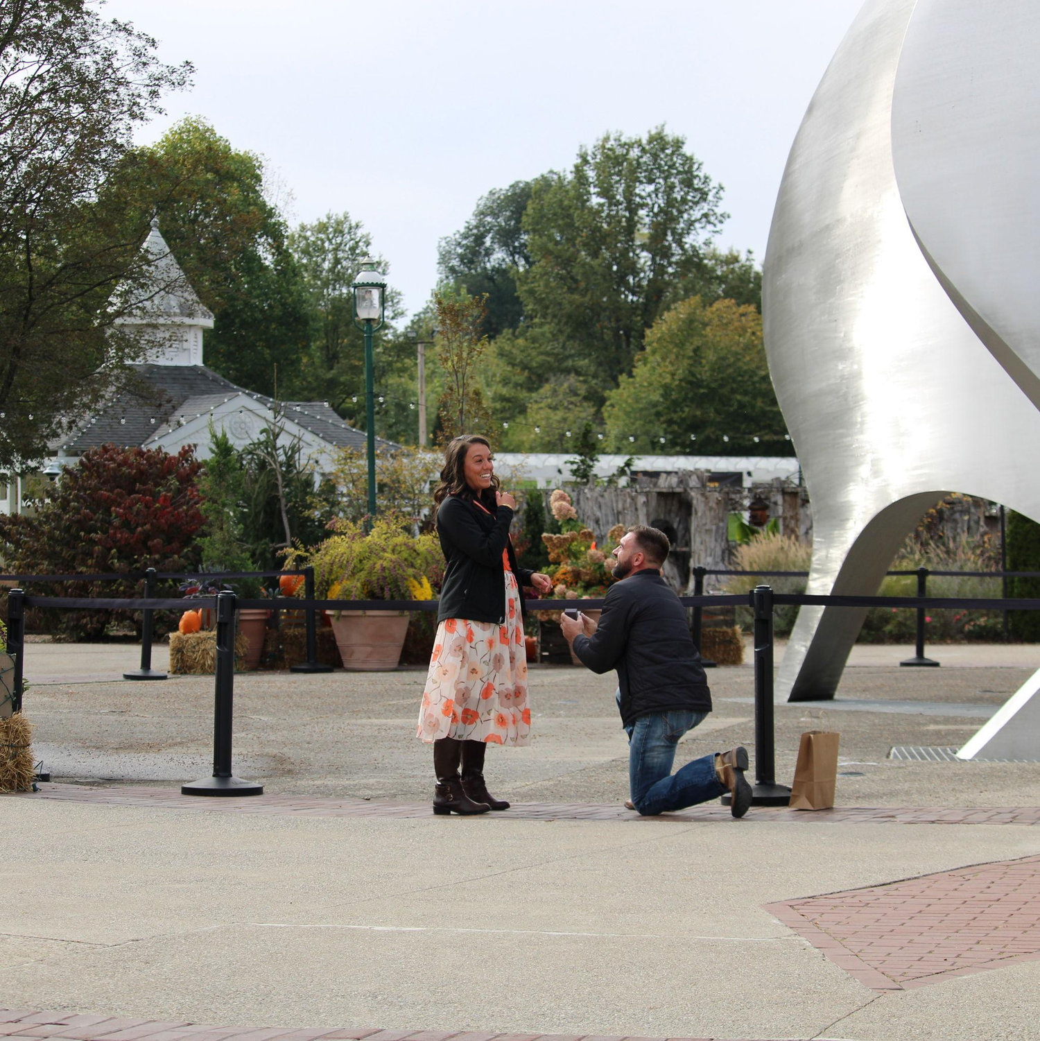 The moment she said YES!