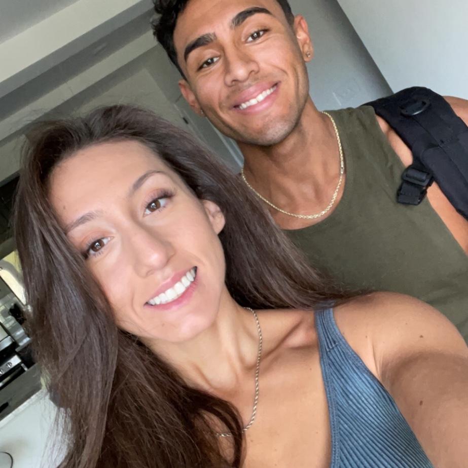 When we went to Stamford, Connecticut after his body building show in 2021.