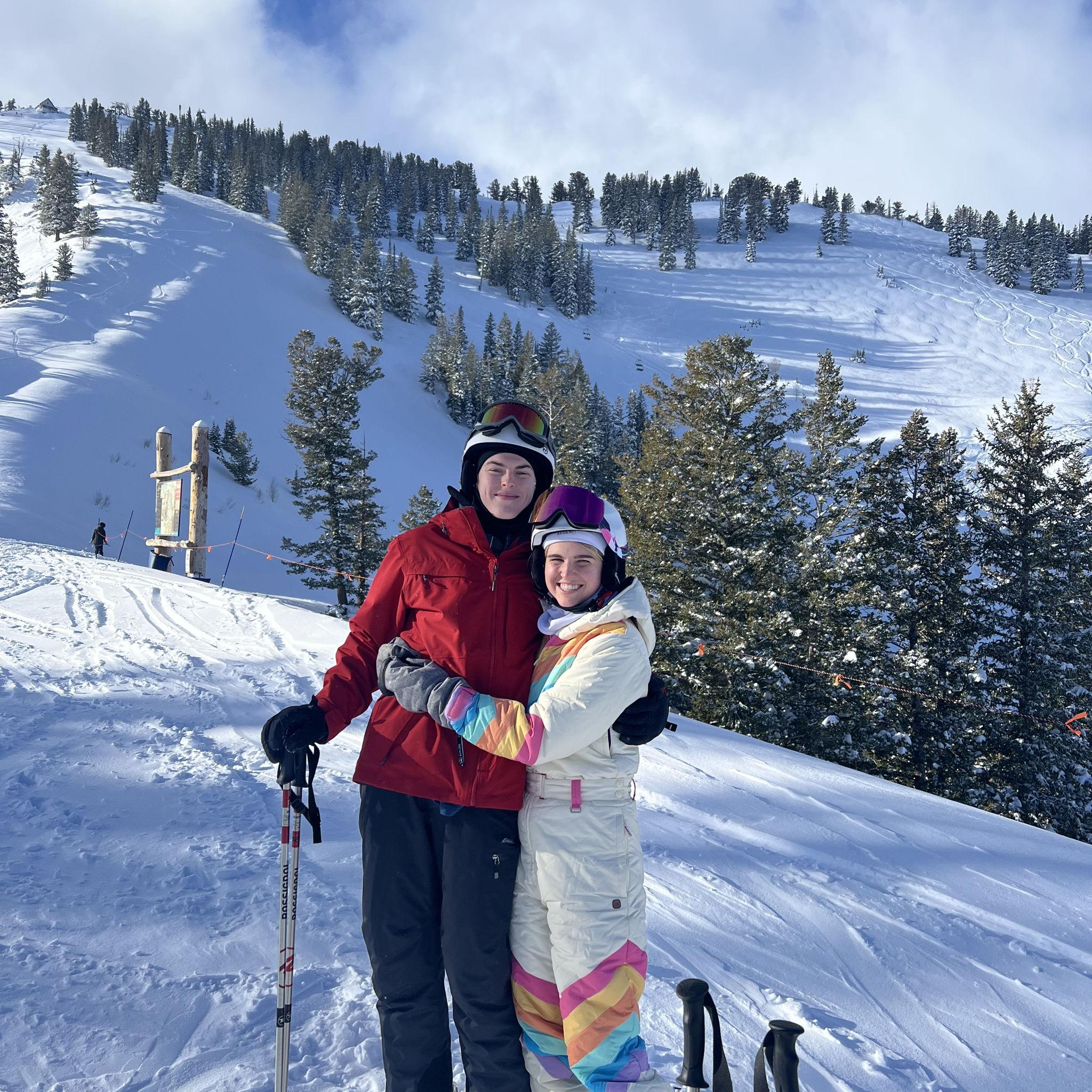 In January 2023 we went on a trip to Salt Lake City and we went skiing at Solitude Ski Resort. On this trip we both said "I love you" for the first time!