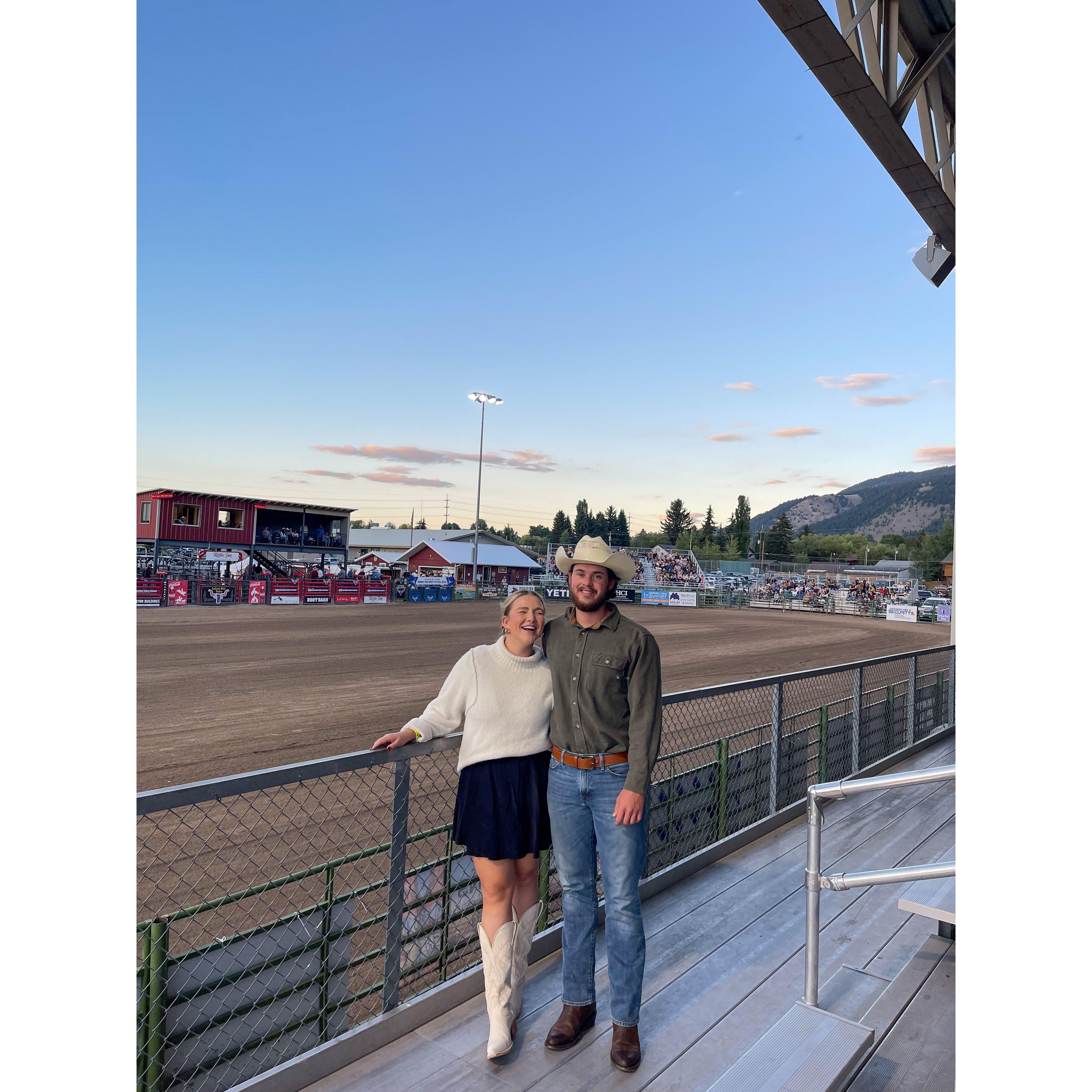 Jackson Hole Rodeo with AJ and Madi